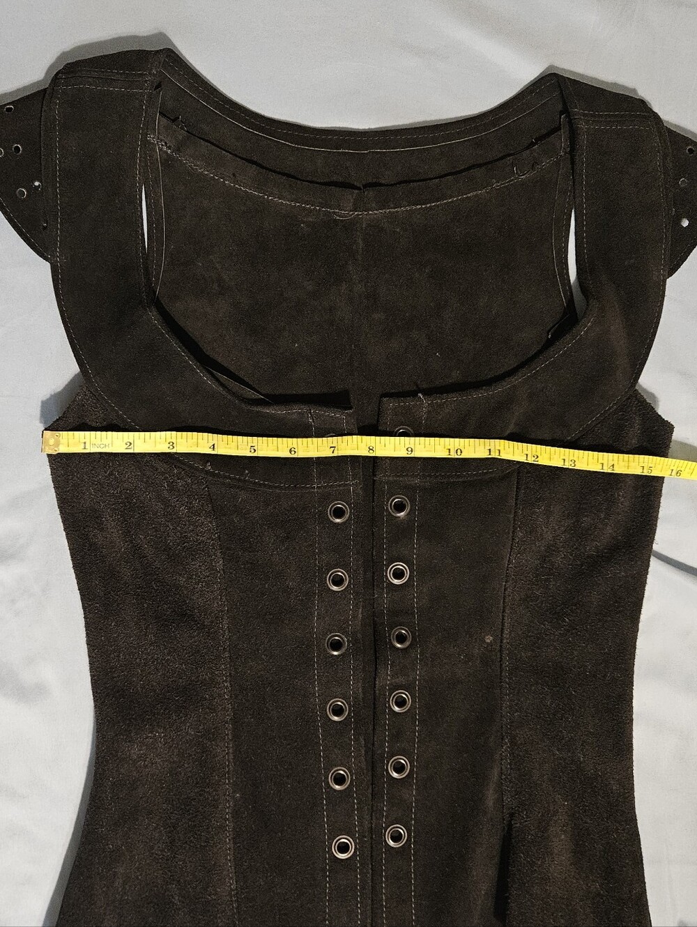 Leather Corset Vest - Picture 7 of 13